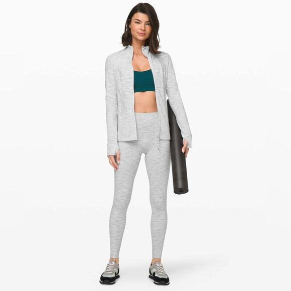 Lululemon Wunder Under High Rise Tight Full-On Luxtreme Leggings Grey Size 14 - Picture 2 of 7